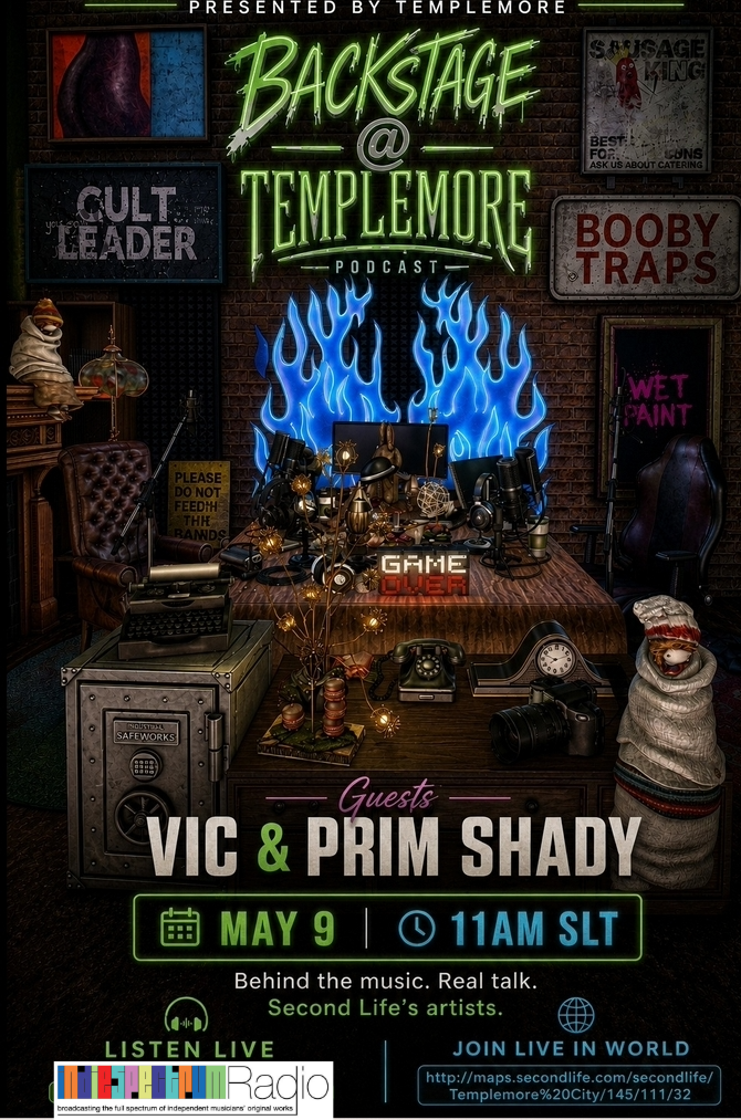 Vic & Prim Shady- Backstage @ Templemore Podcast cover